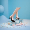 High-heeled sandals are fashionable and versatile European and American high-heeled women's shoes for summer Specification image